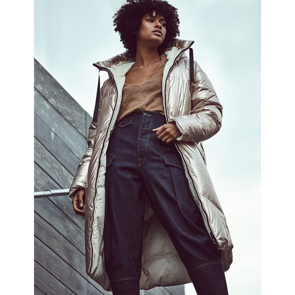 Doudoune Longue Elisa - Off White - Femme - Femme - Dualist - The Bradery
