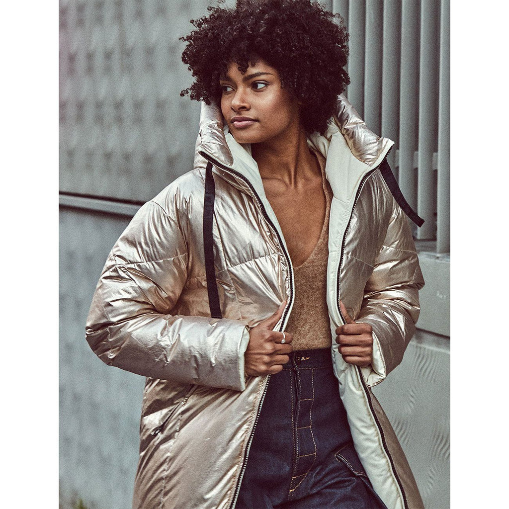 Doudoune Longue Elisa - Off White - Femme - Femme - Dualist - The Bradery