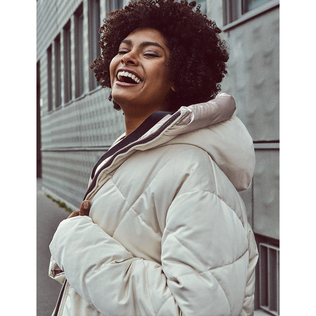 Doudoune Longue Elisa - Off White - Femme - Femme - Dualist - The Bradery