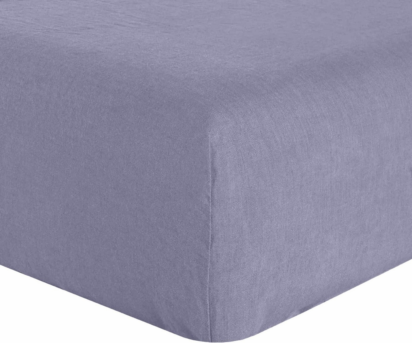 Drap Housse 100% Lin Lavé 160G Mineral - Baton Rouge - The Bradery