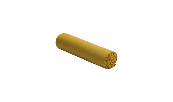 Drap Housse 100% Lin Lavé Jaune Curry - Baton Rouge - The Bradery