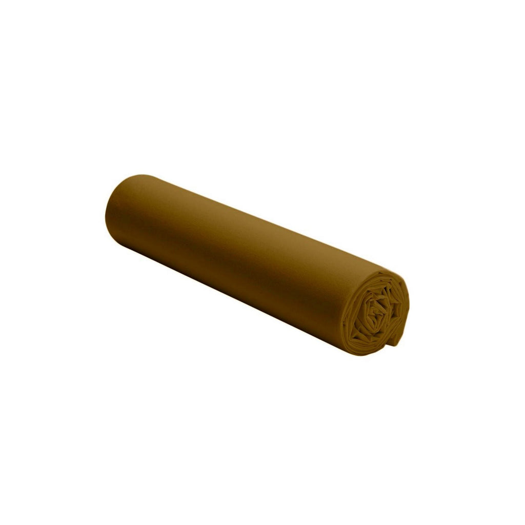 Drap Housse 100% Lin Lavé Moka - Baton Rouge - The Bradery