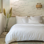 Drap Housse 100% Percale De Coton 80 Fils/Cm2 - Uni Blanc - Baton Rouge - The Bradery