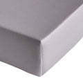 Drap Housse Alexane - 100% Satin De Coton - Gris