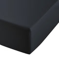 Drap Housse Amance - Percale De Coton - Noir
