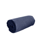 Drap Housse Brunelle - 100% Lin Lavé - Bleu De Chine