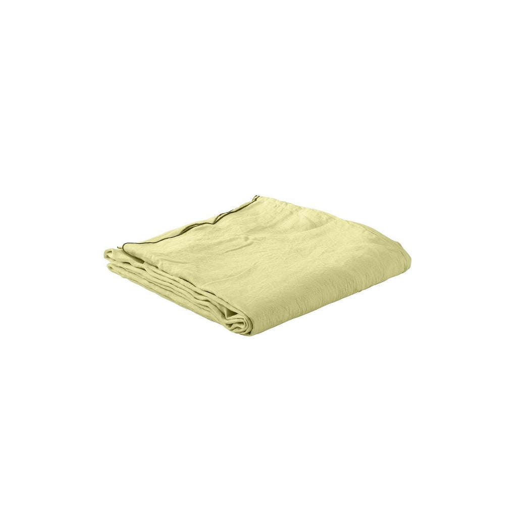 Drap Plat 100% Lin Lavé 160G Beurre - Baton Rouge - The Bradery
