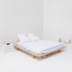 Drap Plat En Lin Lavé - Blanc - MOST - The Bradery
