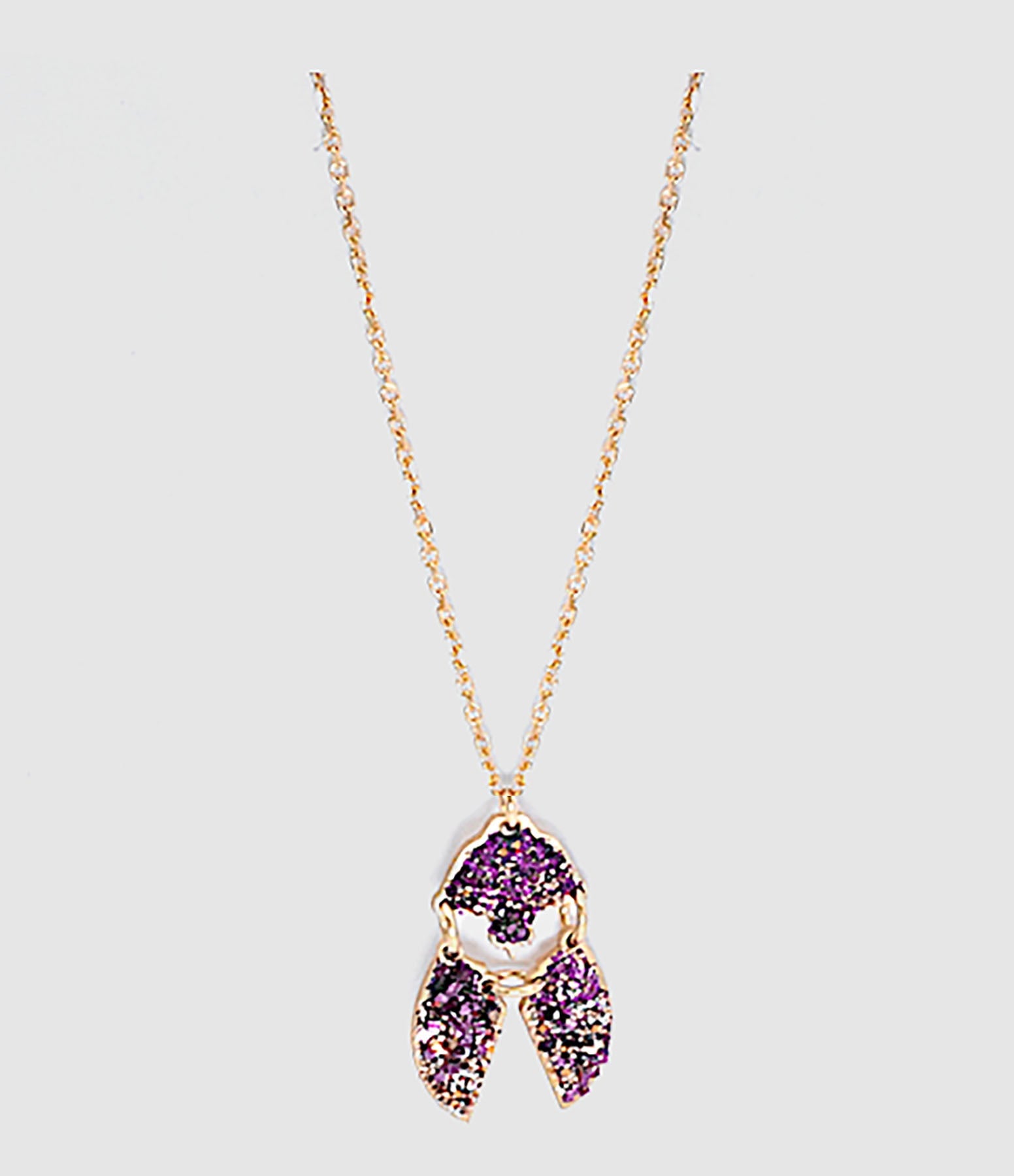 Lsonge - Collier Scarabée Khépri Xs Purple - Femme