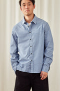 Chemise Ducos - Rayures Bleues - Homme