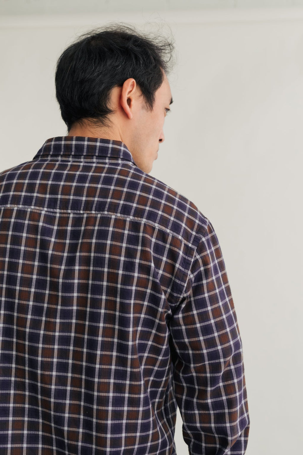 Chemise Dundalk - Marine & Marron - Homme