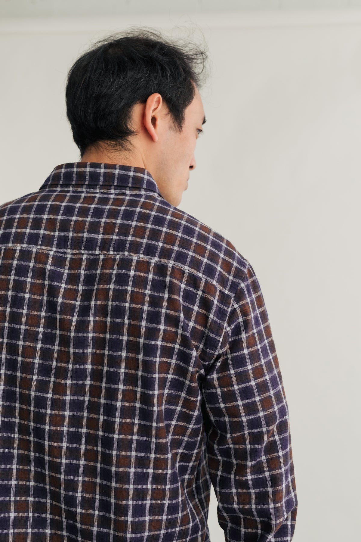 Chemise Dundalk - Marine & Marron - Homme