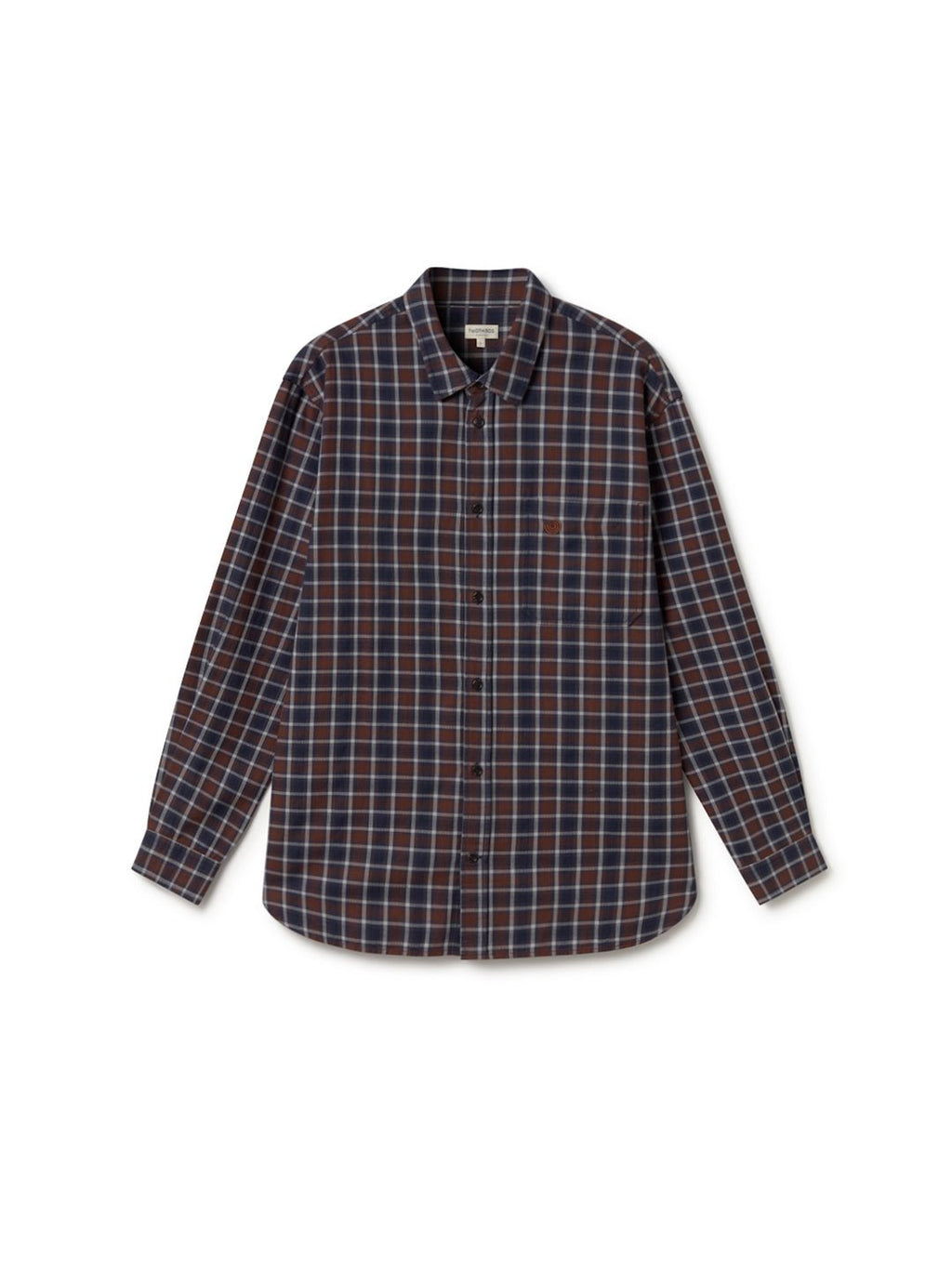 Chemise Dundalk - Marine & Marron - Homme