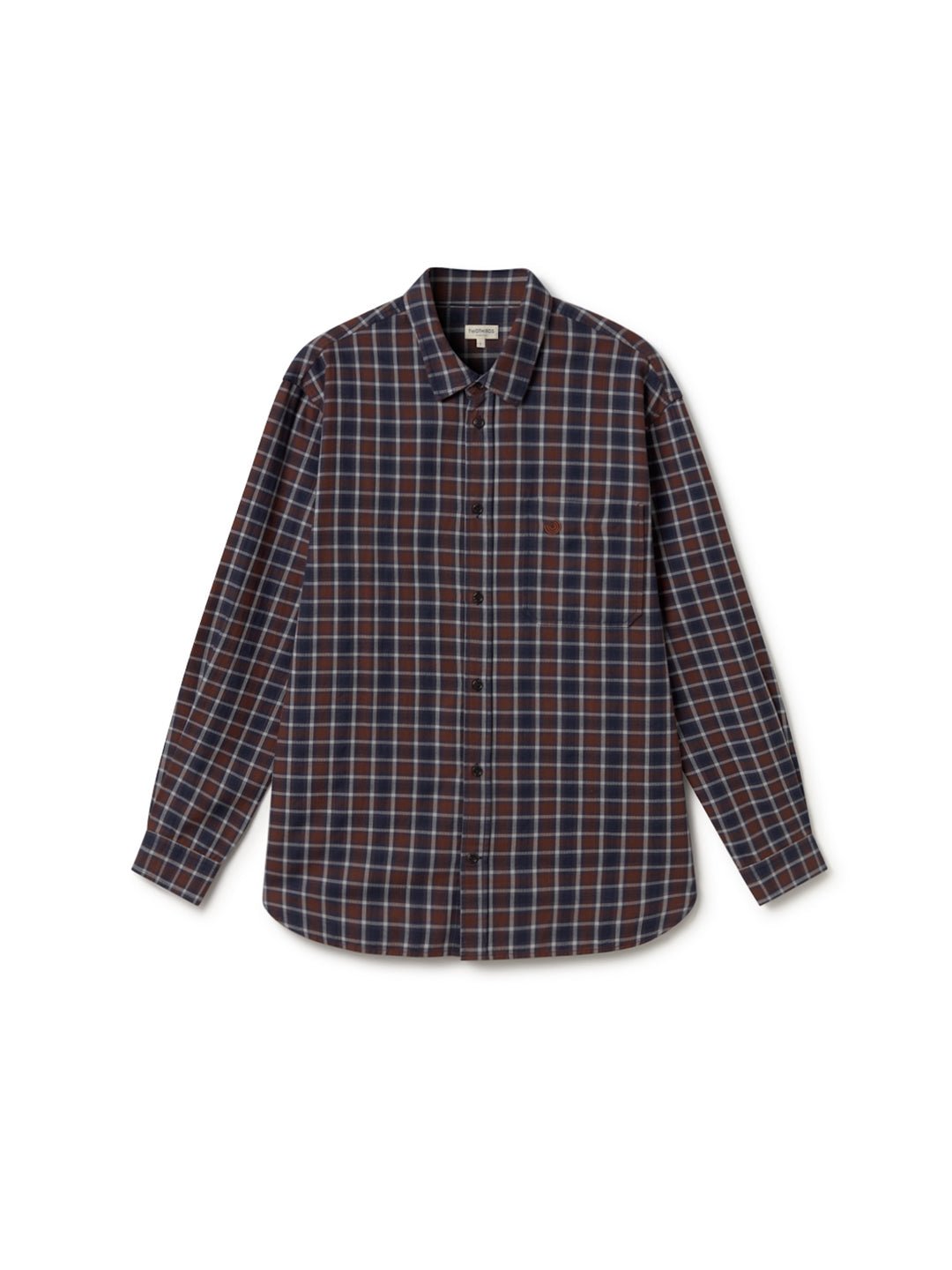 Chemise Dundalk - Marine & Marron - Homme