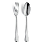 Dunes - Set 2 Couverts De Service - Acier Inoxydable - Inox