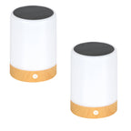 Duolight - Lampe De Table Solaire - Plastique - Blanc