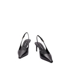 Escarpins - Dolce & Gabbana Leather Slingback - Black
