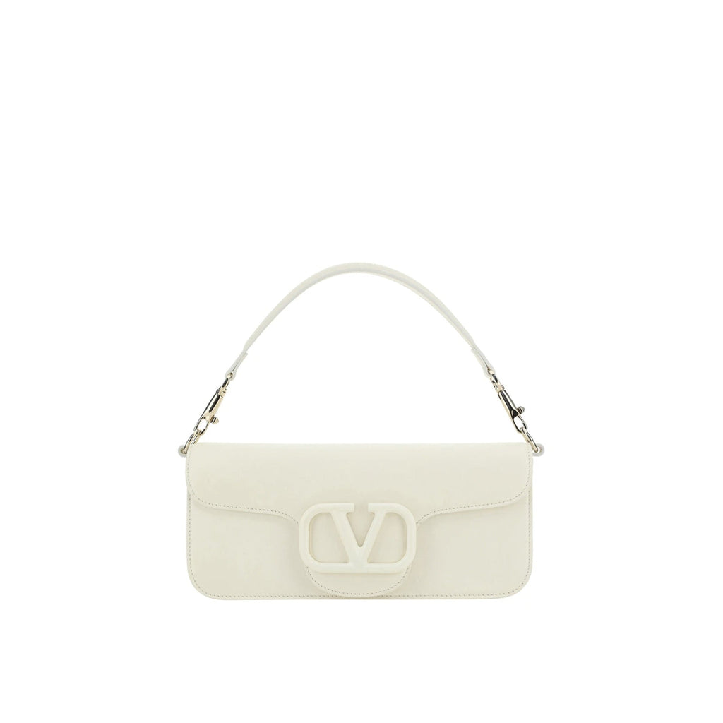 Valentino Garavani Locò Shoulder Bag - White - Femme