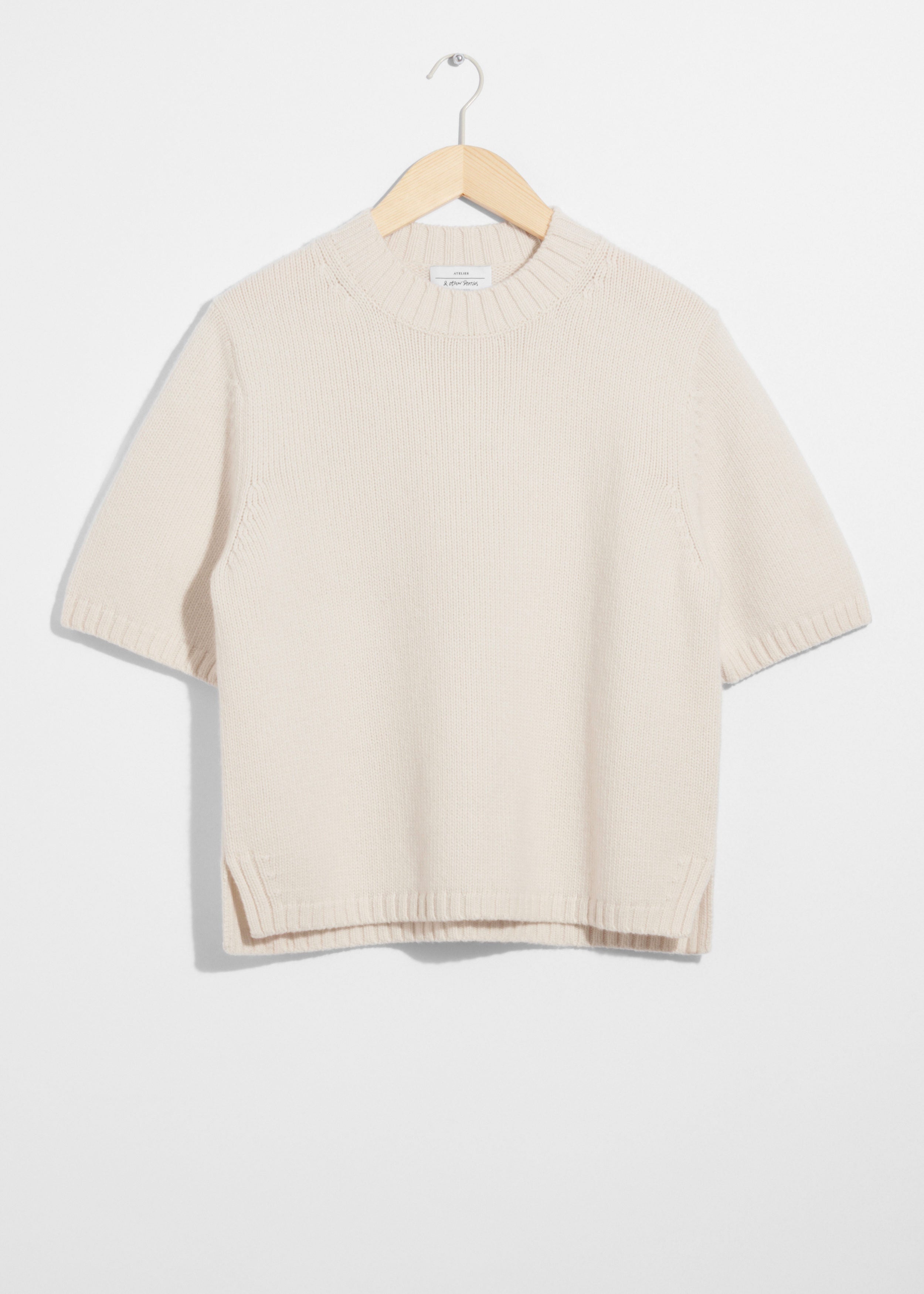 T-Shirt Es Ines Cashmeremix - Blanc