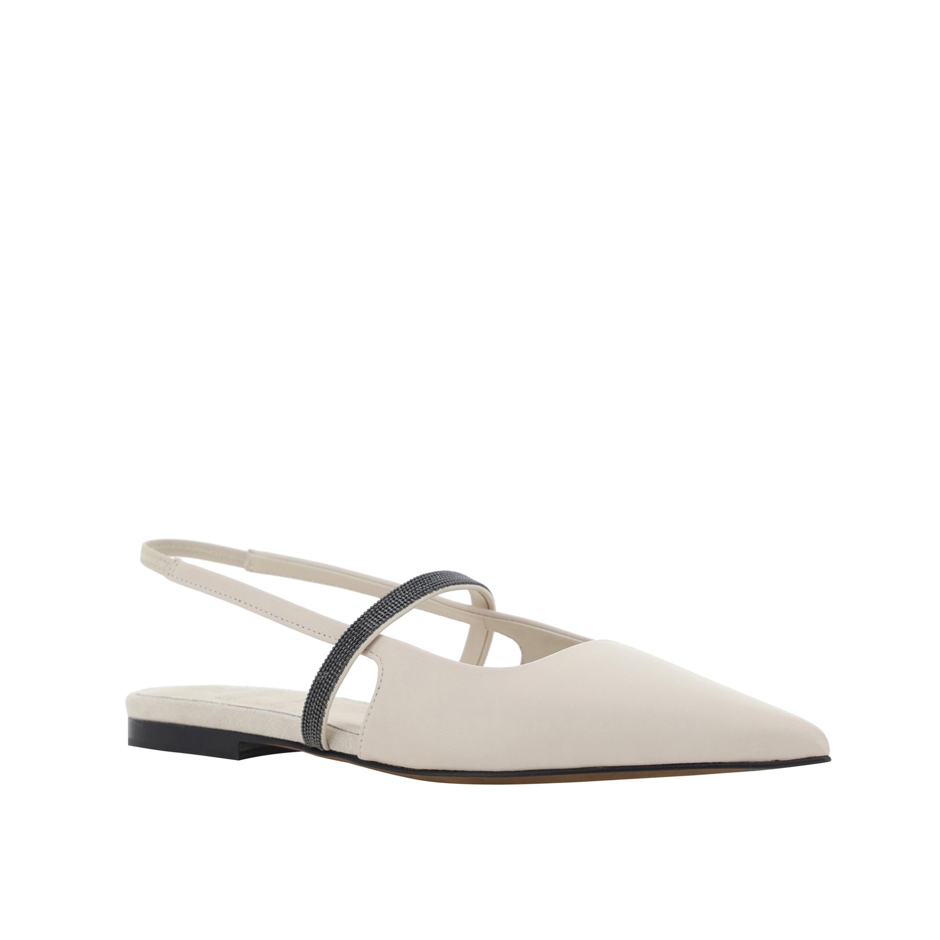 Ballerines Brunello Cucinelli Slingback - Cream - Femme