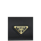 Prada - Leather Cad Holder - Black