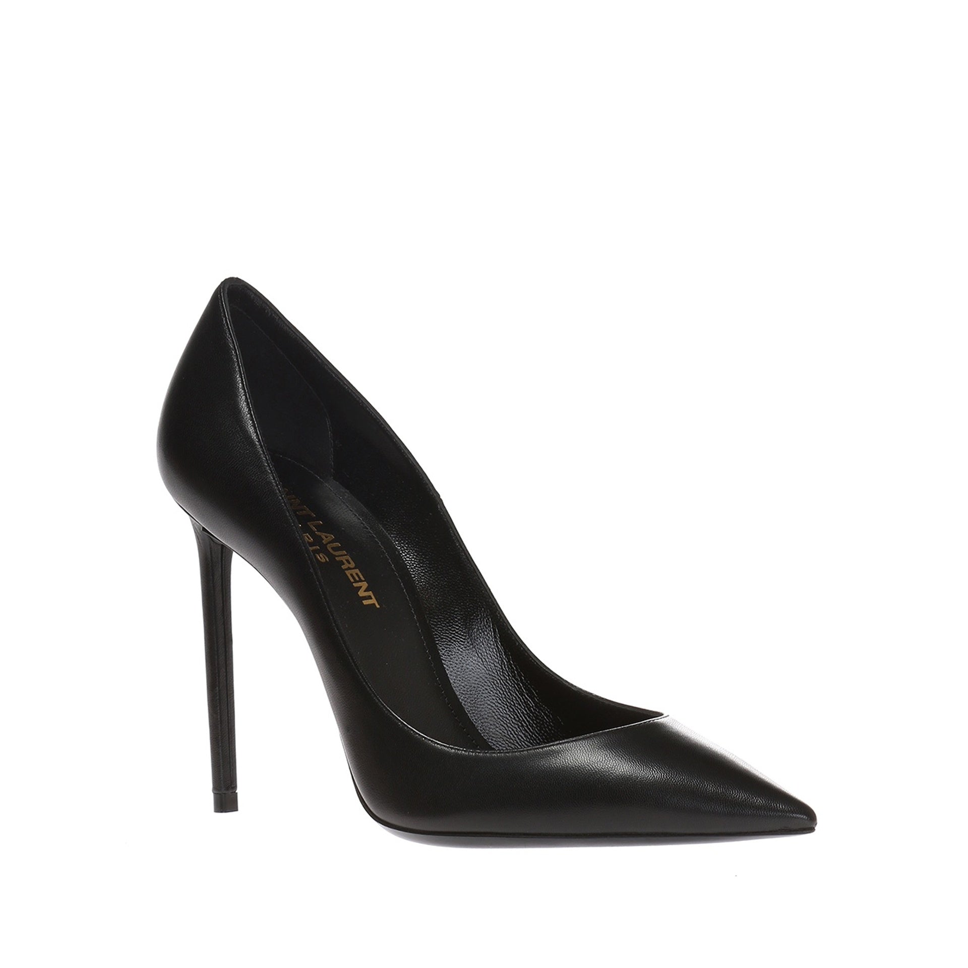 Escarpins Saint Laurent Zoè Leather - Black - Femme