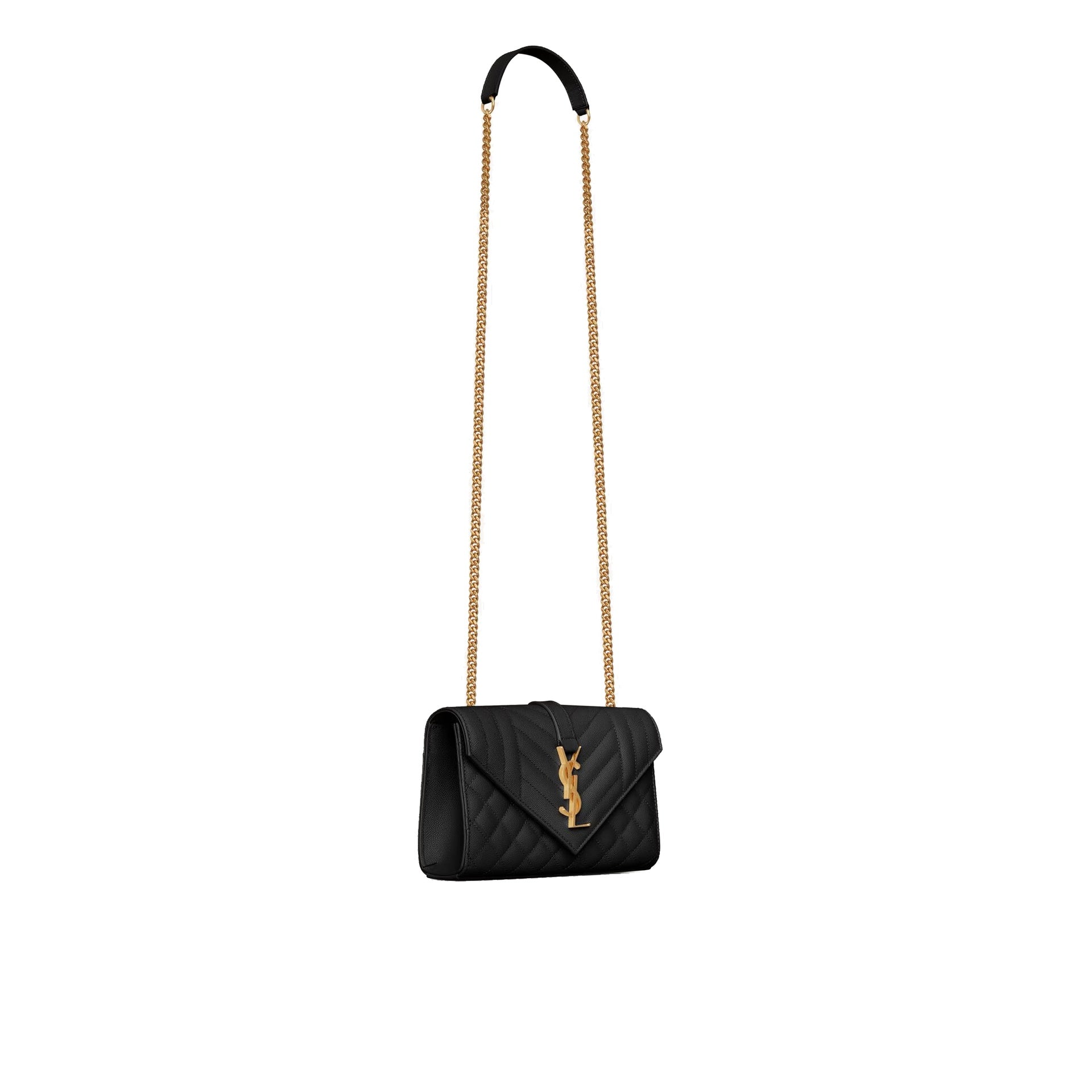 Saint Laurent - Sac Envelope Small - Femme - Black