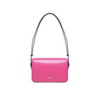 Valentino Garavani Logo Shoulder Bag - Fuchsia - Femme