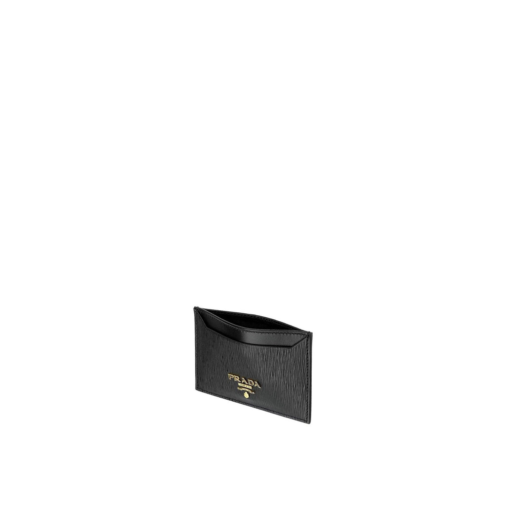 Prada - Leather Logo Wallet - Black