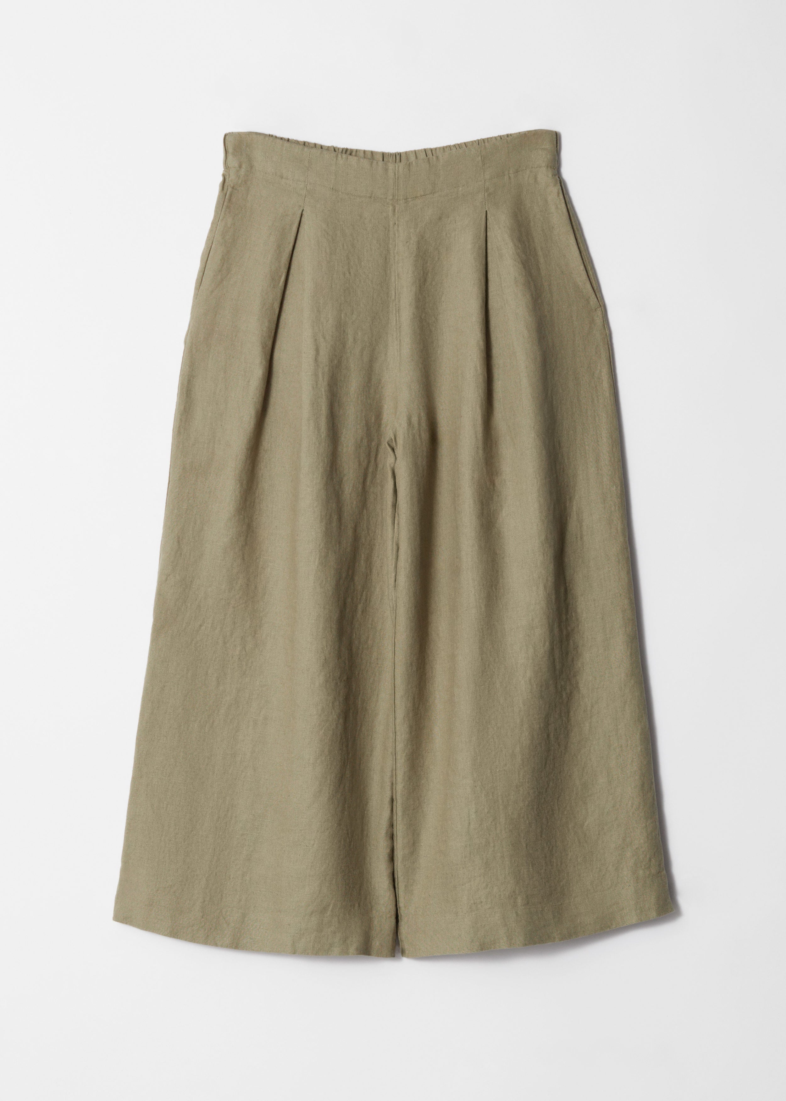 Pantalon Es Isabel En Lin - Kaki