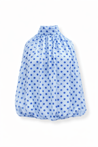 Top Polka Bleu