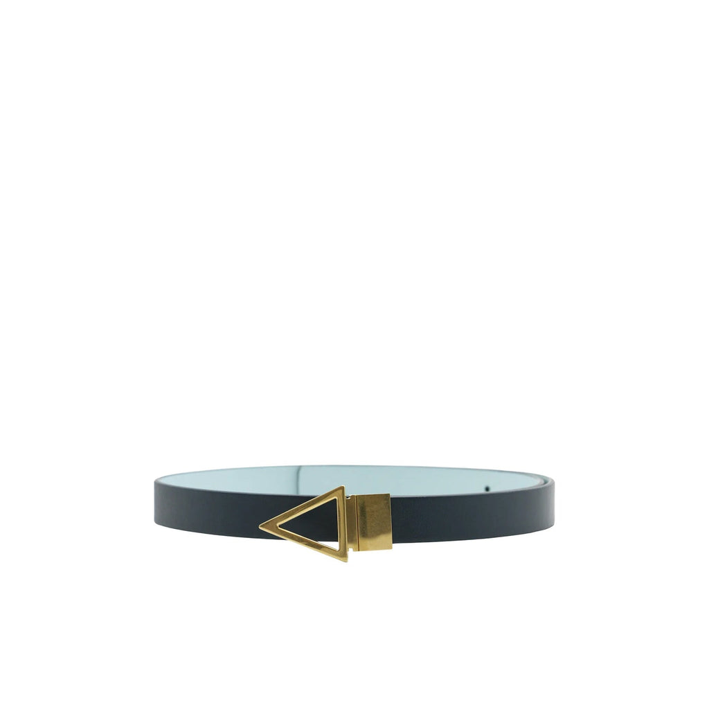 Bottega Veneta - Ceinture Reversible Leather - Femme - Blue
