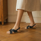 Sandales Acoyte - Black Croco