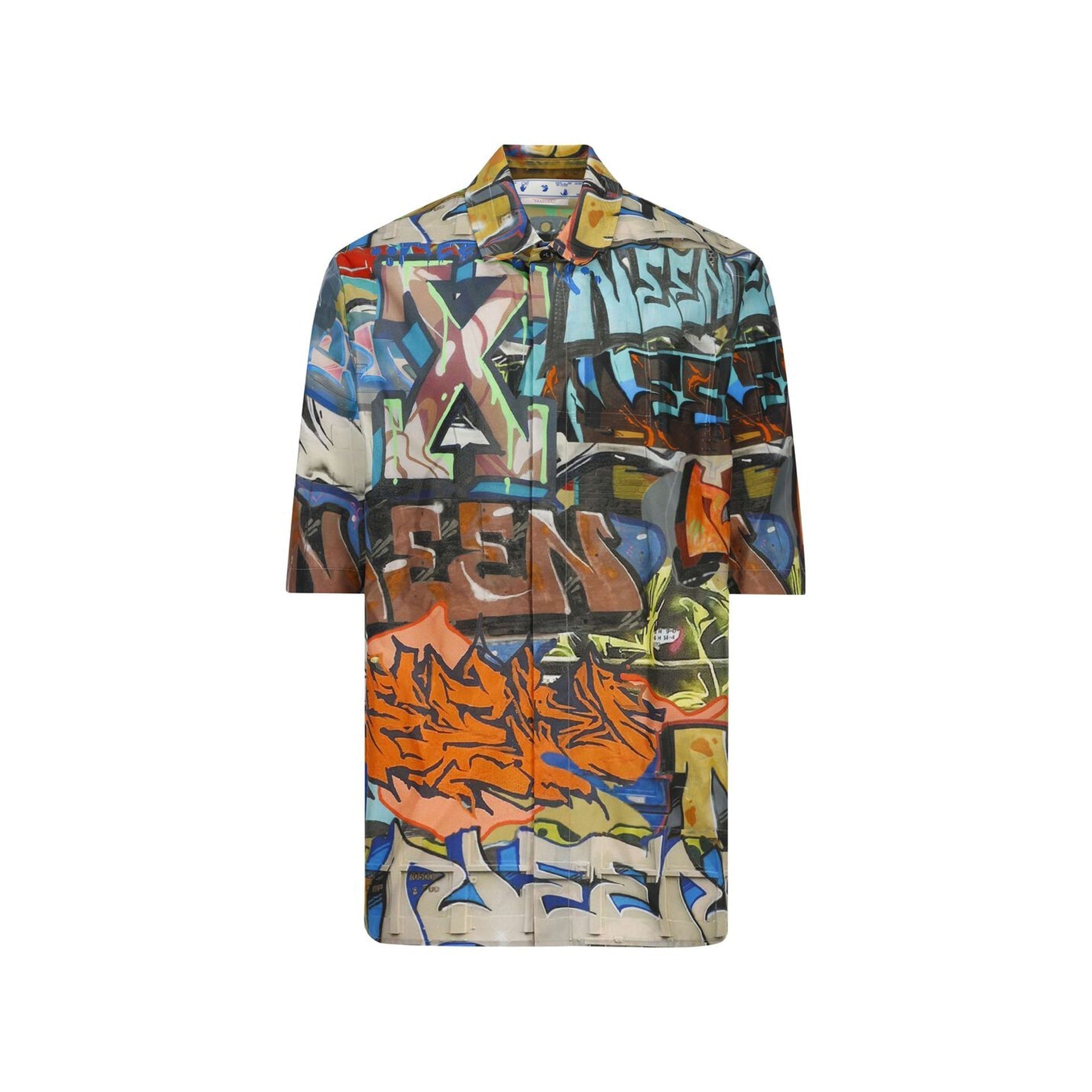Chemise Off-White Neen Allover - Black - Homme