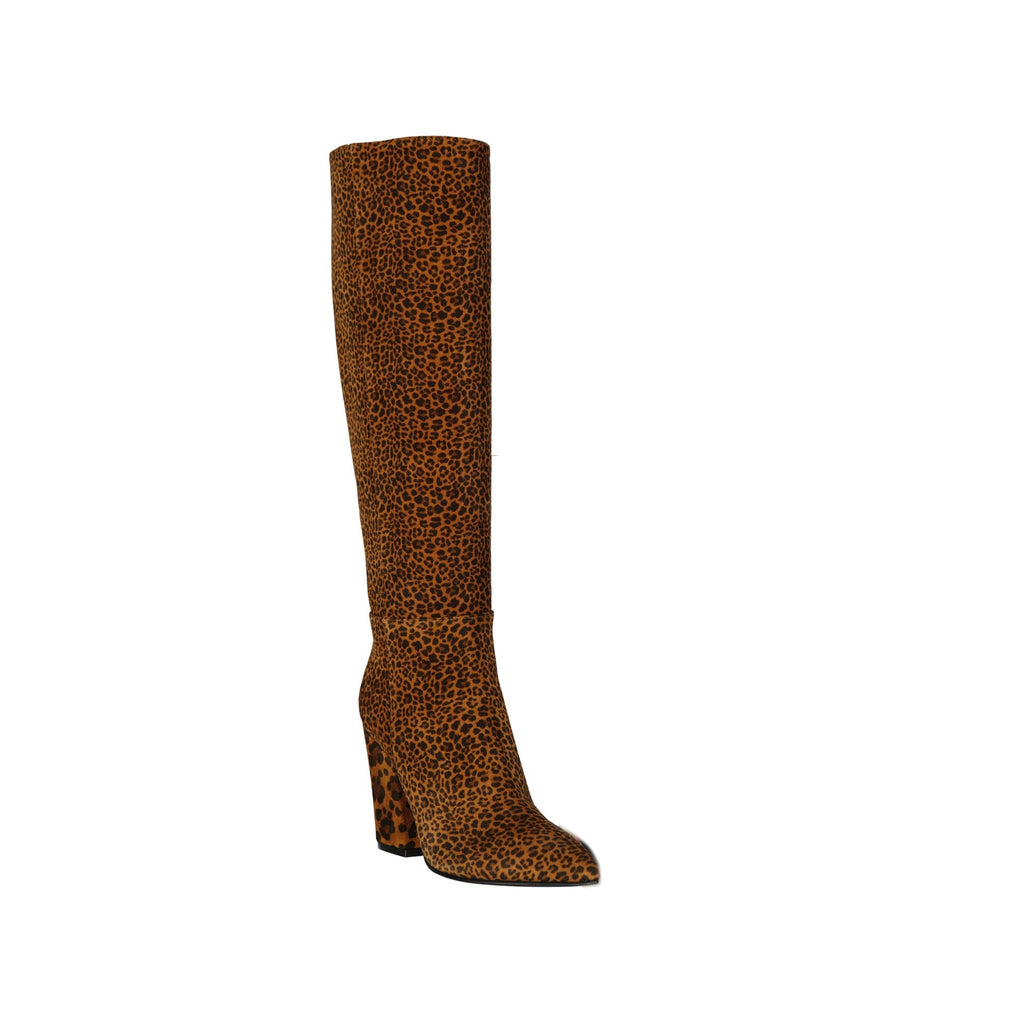 Bottes - Sergio Rossi Leopard-Print Leather  - Brown