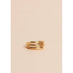 Earcuff Charlie Or Jaune - Boucles D’Oreilles - Waekura - The Bradery