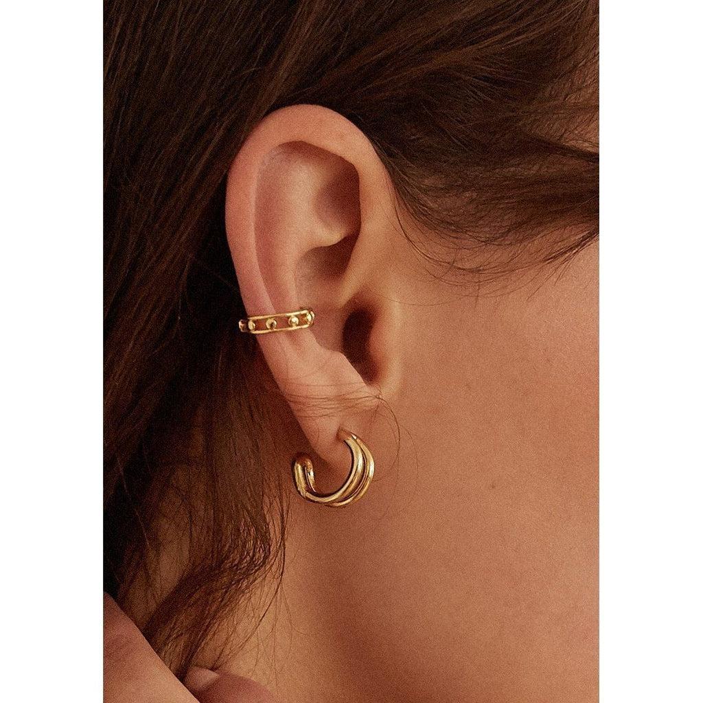 Earcuff Efie Or Jaune - Boucles D’Oreilles - Waekura - The Bradery