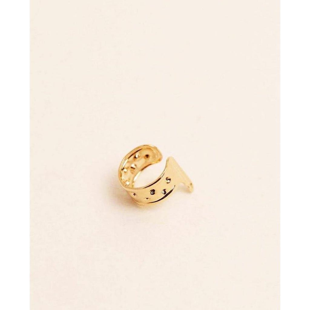 Earcuff Laure Or Jaune - Boucles D’Oreilles - Waekura - The Bradery