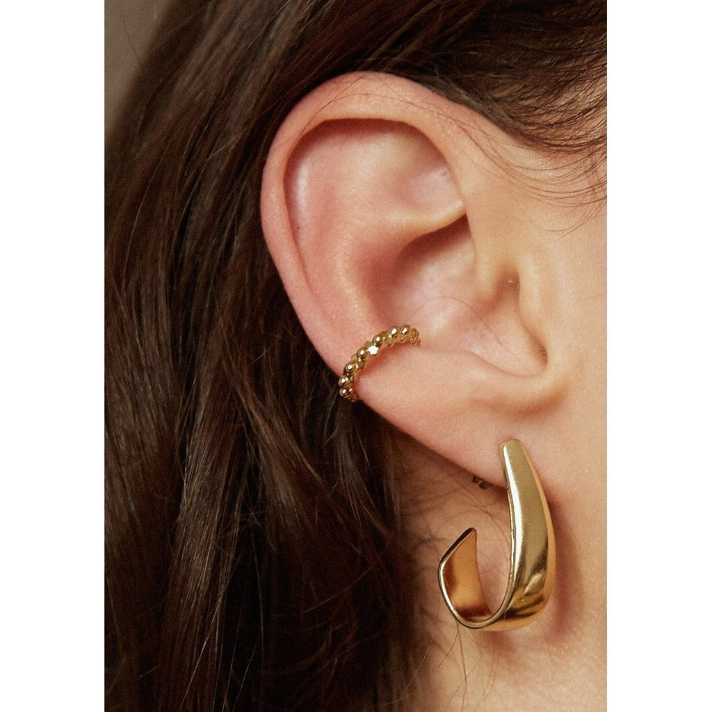 Earcuff Madrague Or Jaune - Boucles D’Oreilles - Waekura - The Bradery