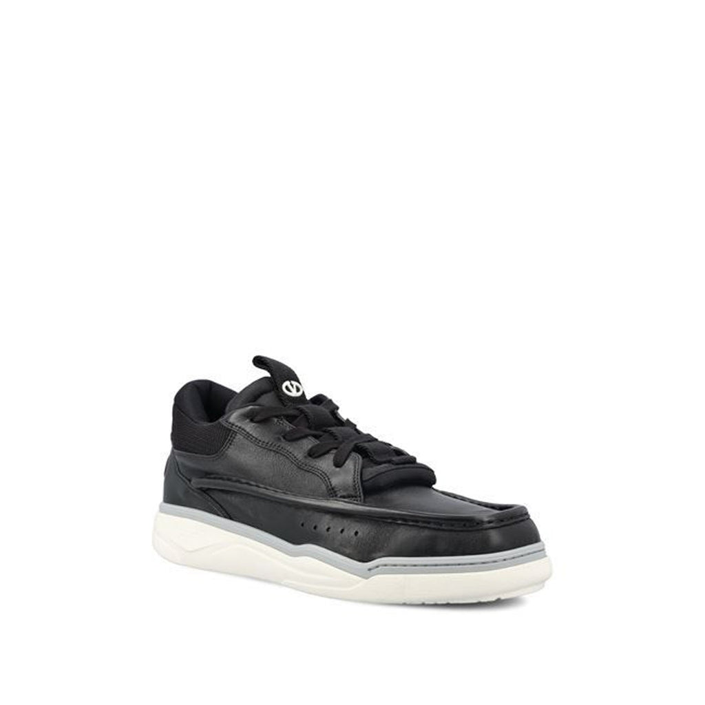 Baskets Valentino Garavani 'Hybrid Rainboot' Leather - Black - Homme