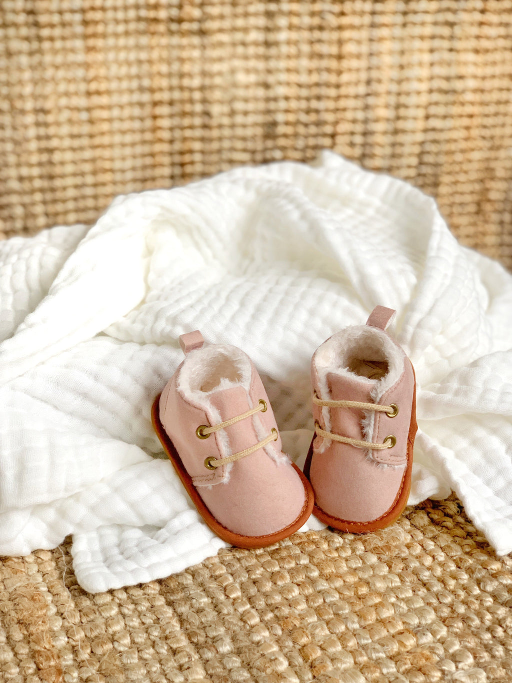 Les Boots Fourrées - Coloris Vieux Rose