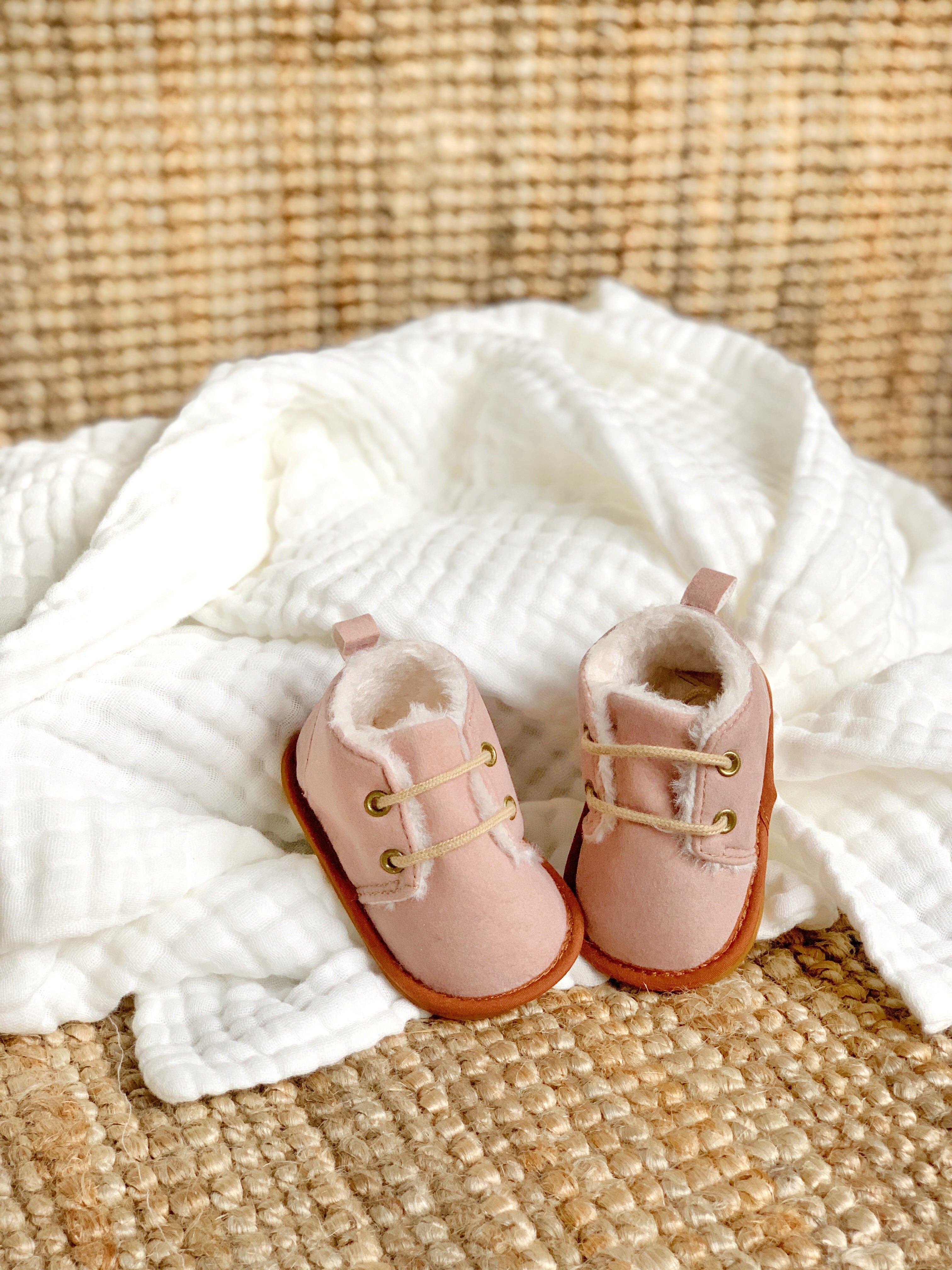 Les Boots Fourrées - Coloris Vieux Rose