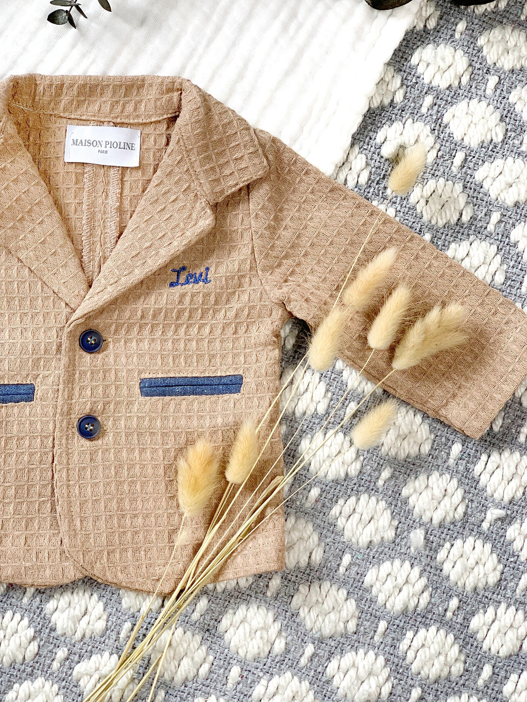 Le Charmeur - Veste En Nid D'Abeille - À Personnaliser