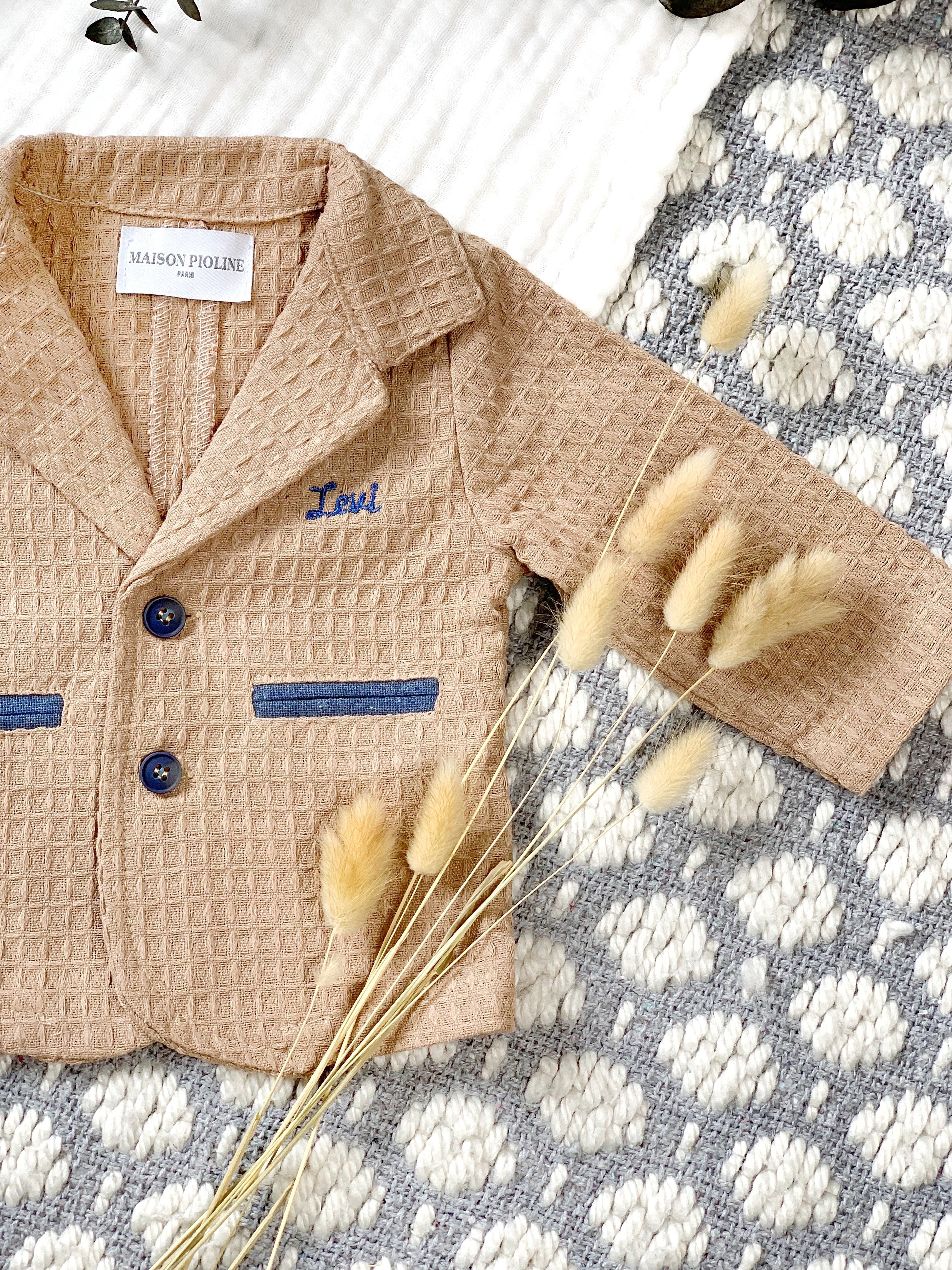 Le Charmeur - Veste En Nid D'Abeille - À Personnaliser