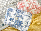 La Maxi Trousse - Inspiration Toile De Jouy - Brique