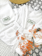 Le Bain - Peignoir - Serviette - Gant - À Personnaliser