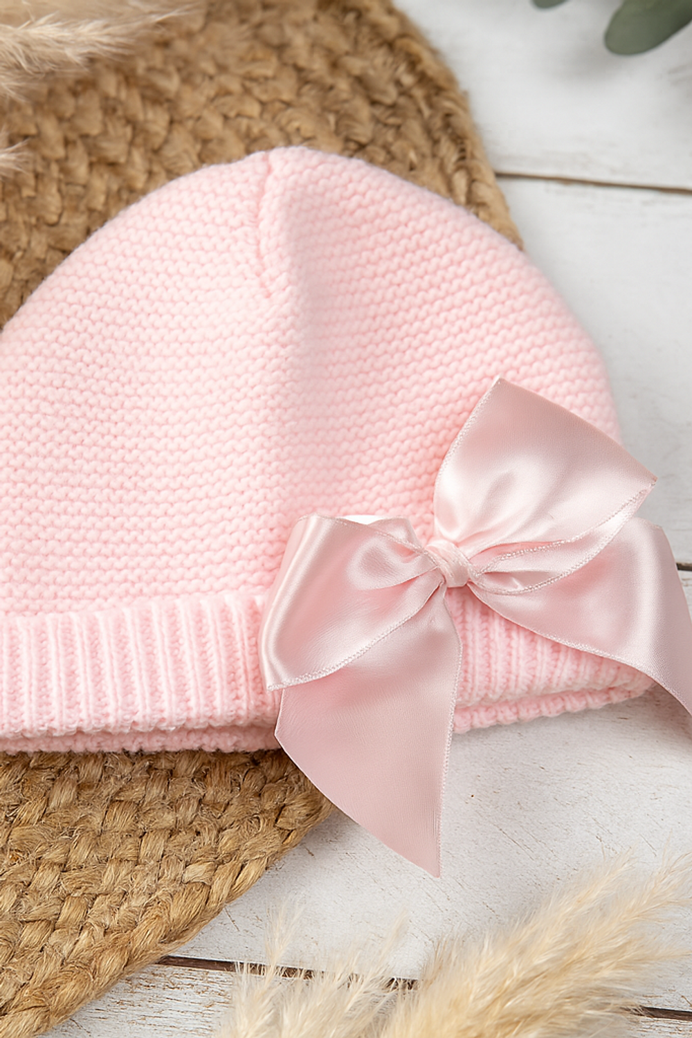 Le Chouchou - Bonnet De Naissance - Rose Dragé