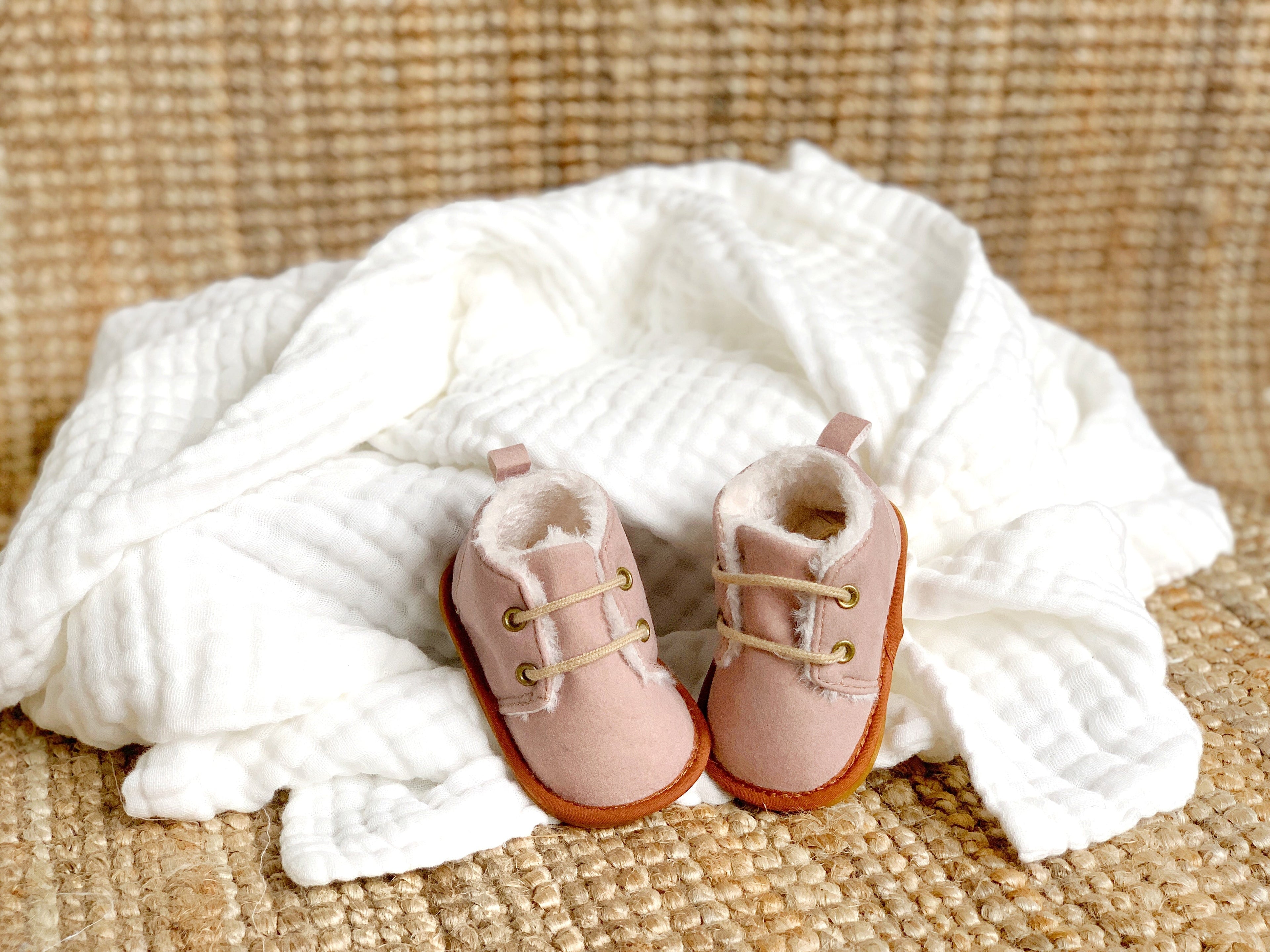 Les Boots Fourrées - Coloris Vieux Rose