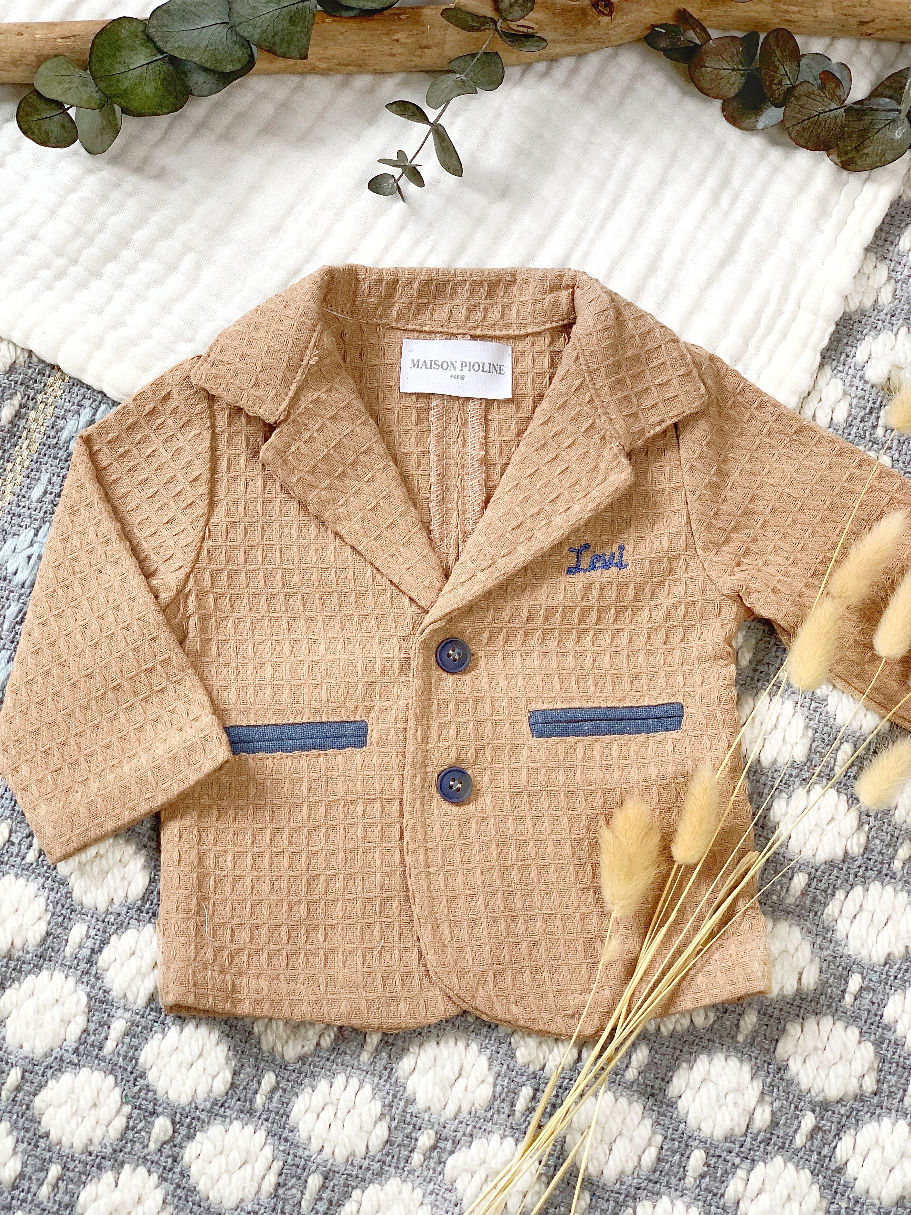 Le Charmeur - Veste En Nid D'Abeille - À Personnaliser