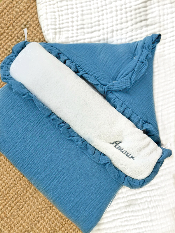 Les Beaux Rêves - Nid D’Ange - Bleu Denim - À Personnaliser